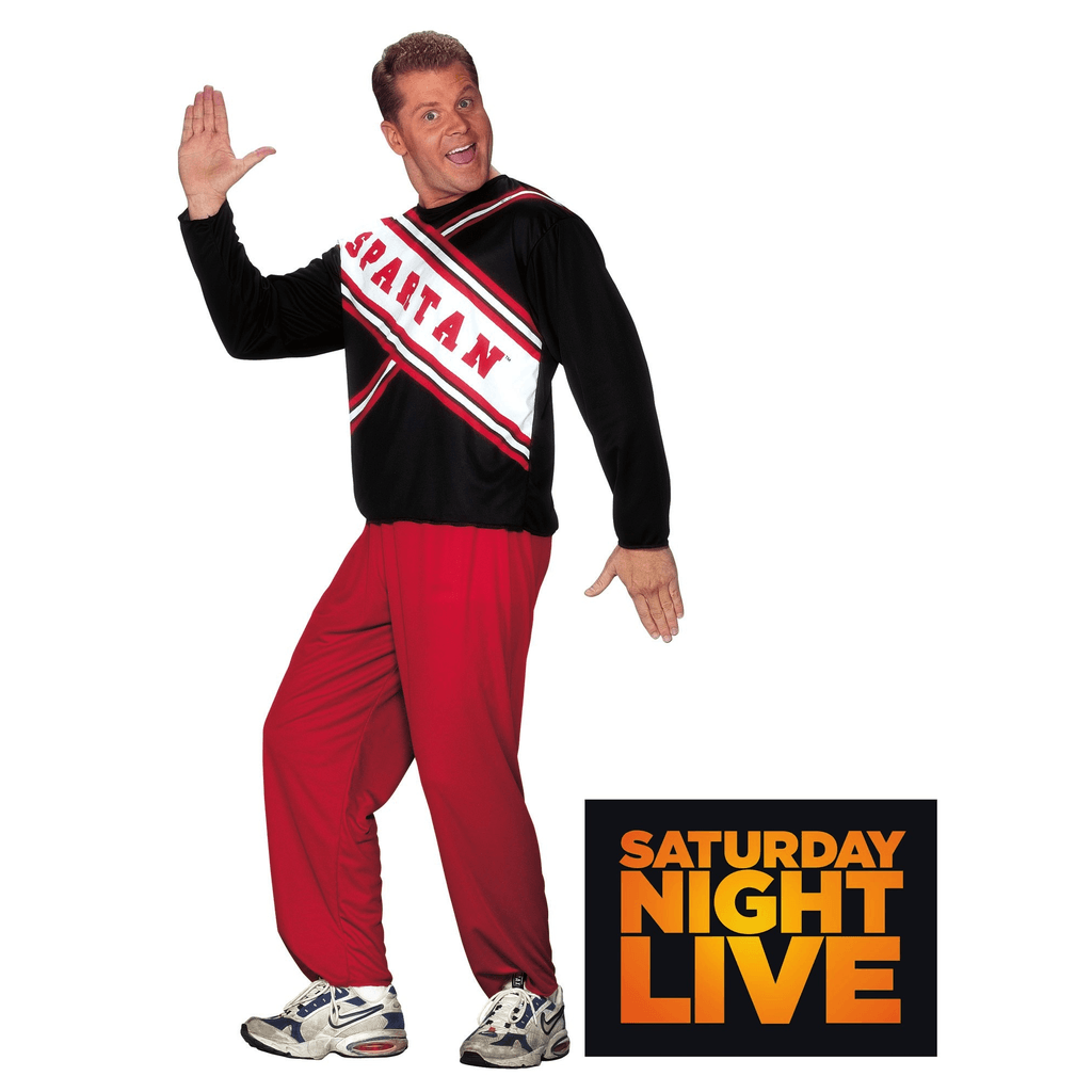 SNL Male Spartan Cheerleader Adult Costume