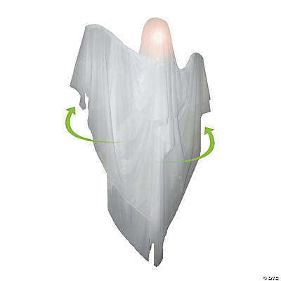 Hanging Rotating Ghost Halloween Decoration