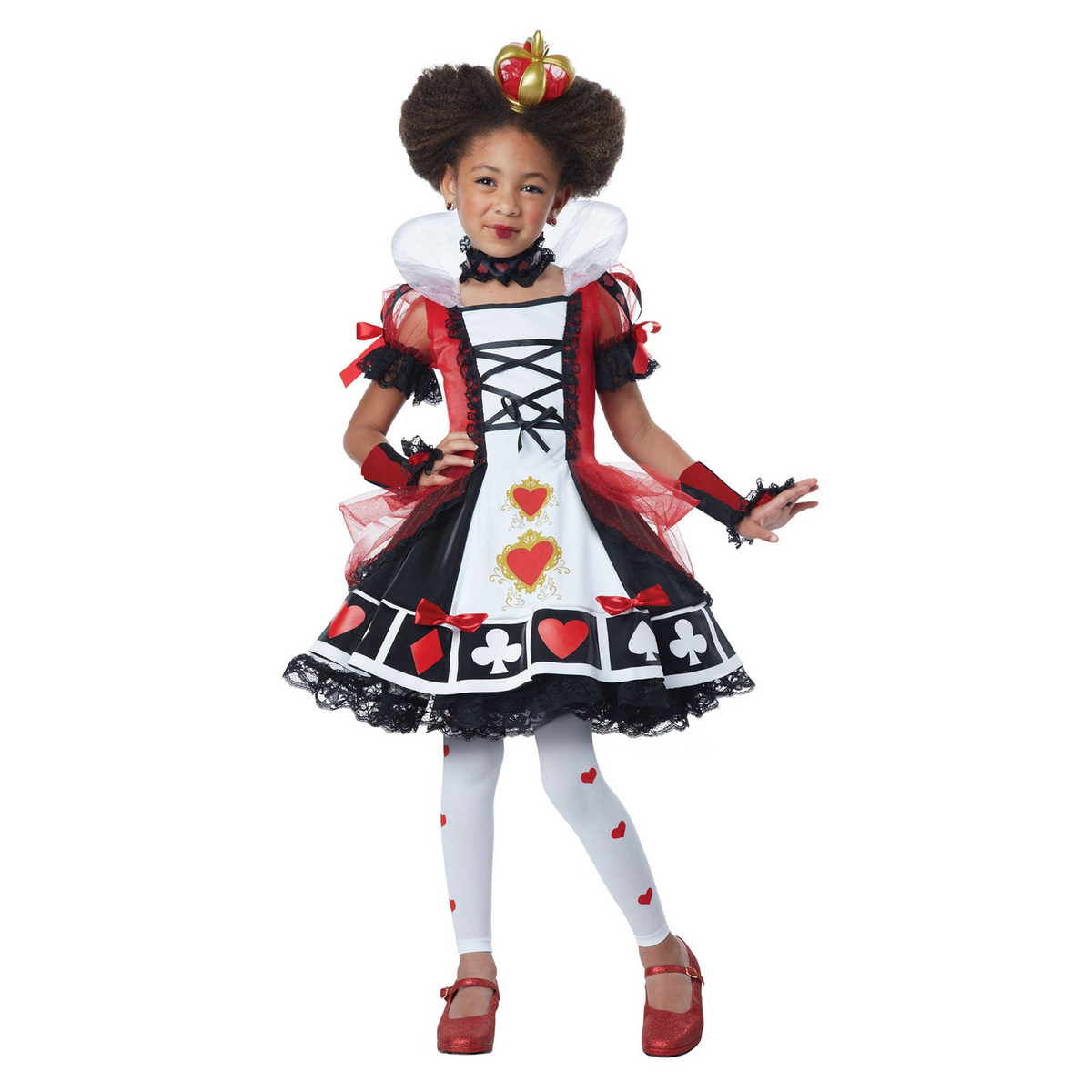 Deluxe Queen of Hearts Kids Costume