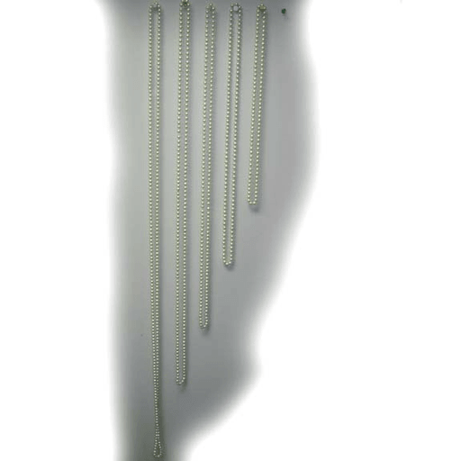 Cream Glass Pearl Necklace