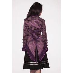 Purple Brocade Gloria Jacket