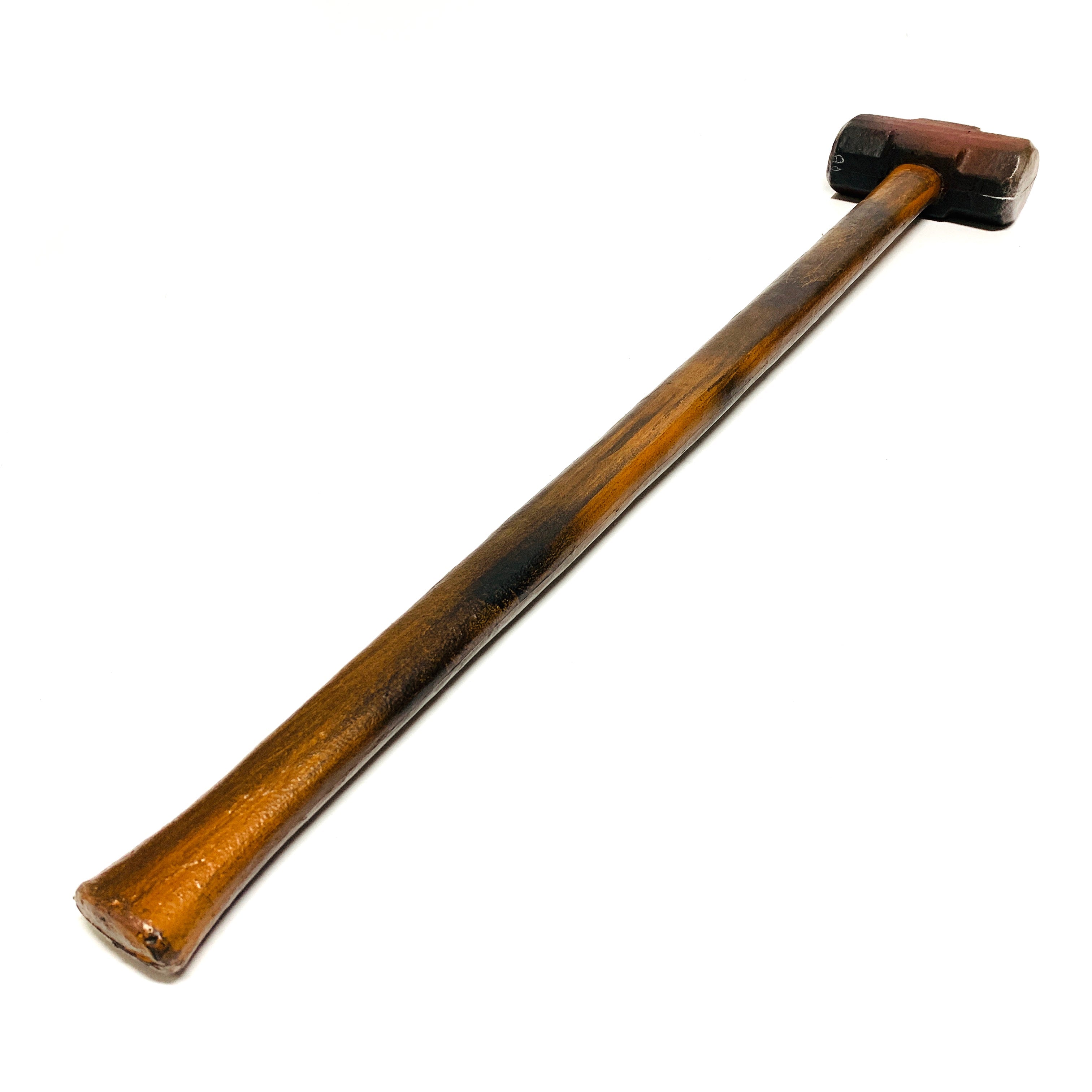 Foam LARGE 34 Inch Rubber Sledgehammer Stunt Prop - RUSTY - Rusty Head with Aged Handle