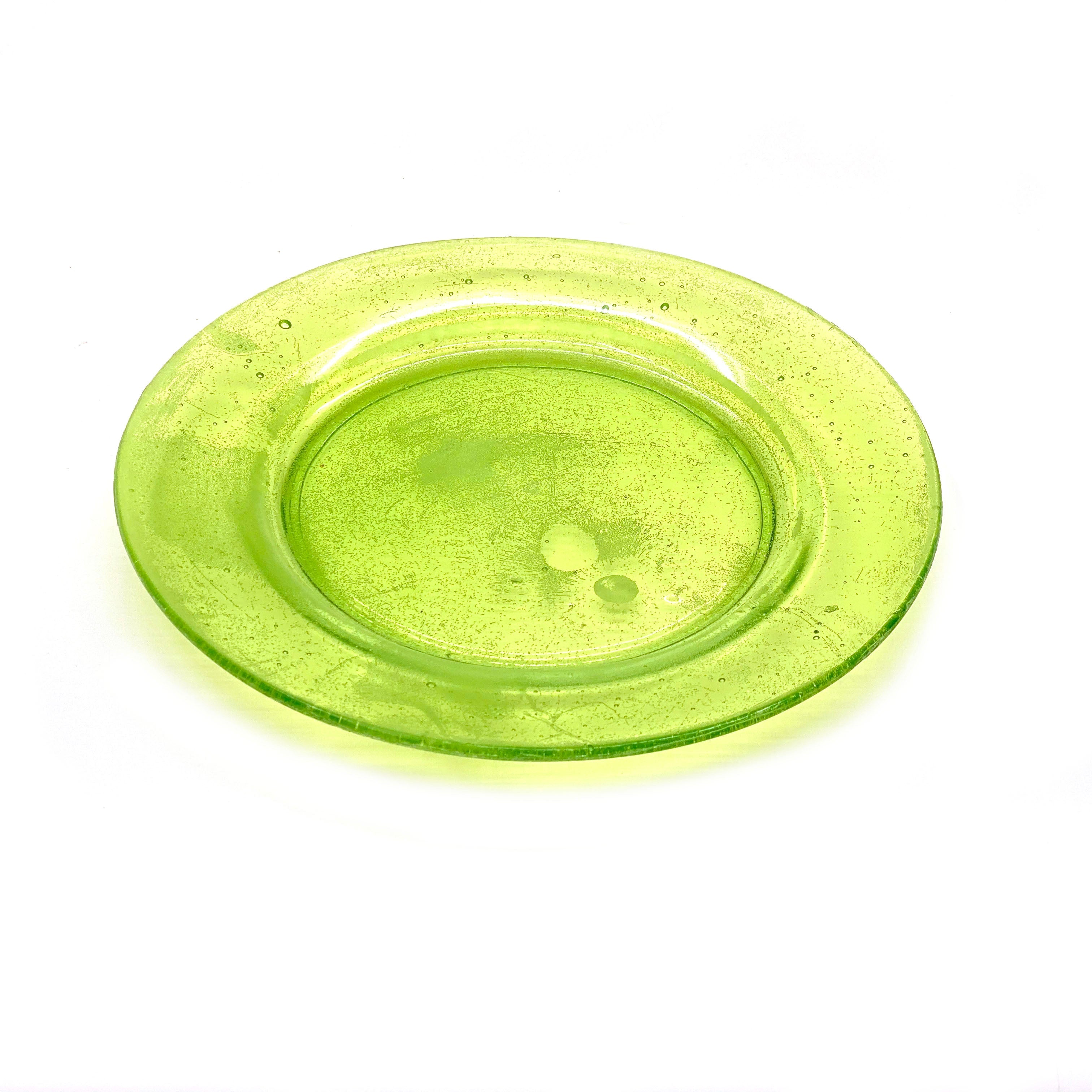 SMASHProps Breakaway Large Dinner Plate - LIGHT GREEN translucent - Light Green,Translucent