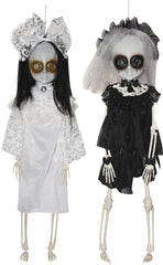 16"  Creepy Skeleton Dolls