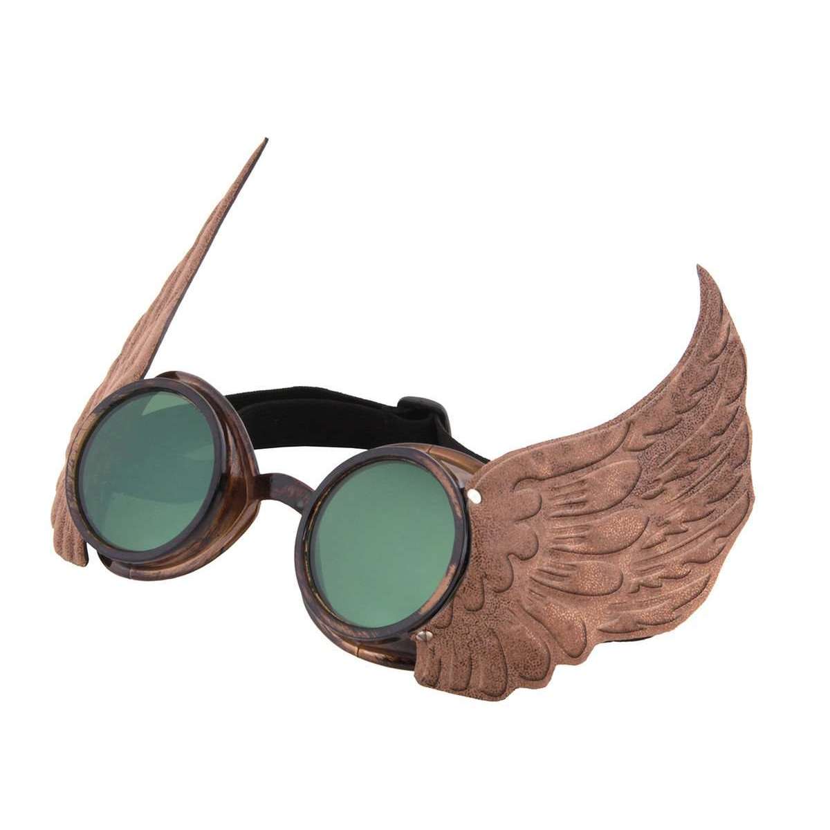Gold Steamworks Winged Goggles