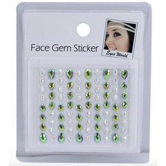 Envy Green/Pearl Individual Face Jewels