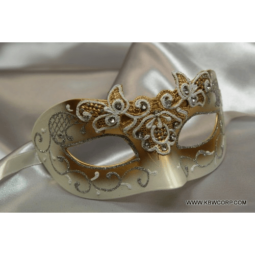 Assorted Color Mask with Lace Decor