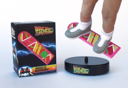 Back To The Future Mini Hoverboard Collectible w/ Magnetic Finger Sneakers