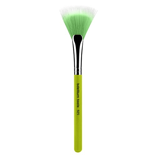 Bdellium Tools Green Bambu 925 Duet Fiber Fan Brush