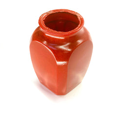 SMASHProps Breakaway Square Sided Vase or Urn - RED opaque - Red,Opaque