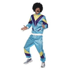 80's Blue Track Suit Height of Fashion Shell Adult Costume