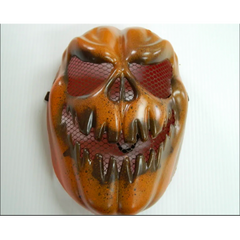Brown Evil Pumpkin Skull Mask Mod