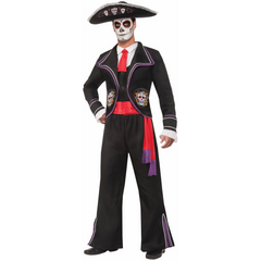 Day of The Dead Mariachi Macabre Men's Adult Costume