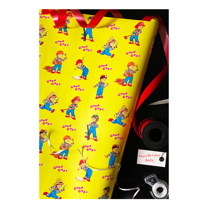 Child's Play 2 Chucky Good Guys Holiday Wrapping Paper