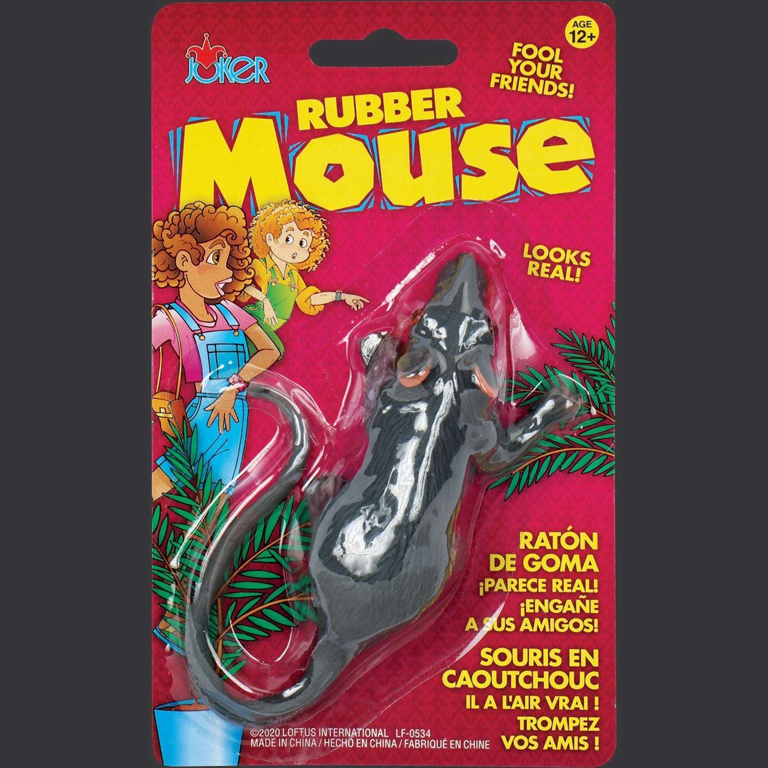 Lifelike Realistic Rubber Mouse