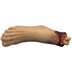 Pale Severed Adult Foot Prop