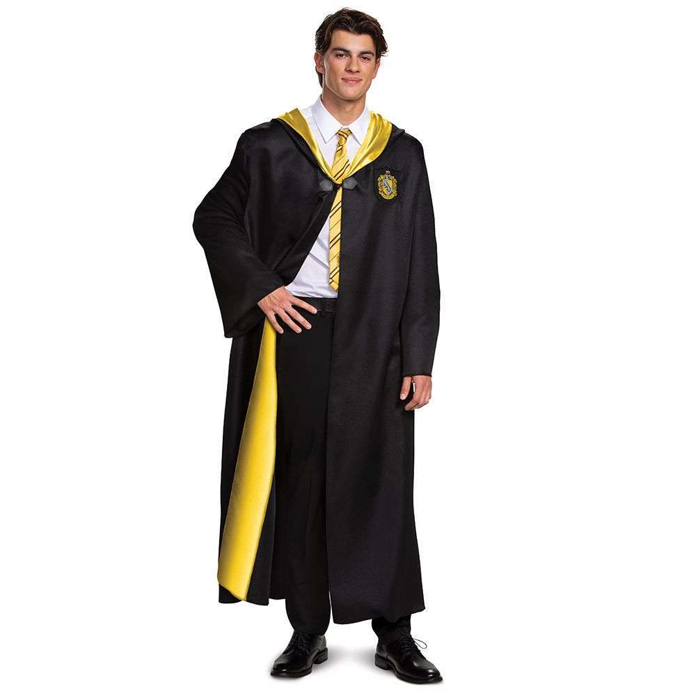 Deluxe Harry Potter Hufflepuff Robe Adult Costume