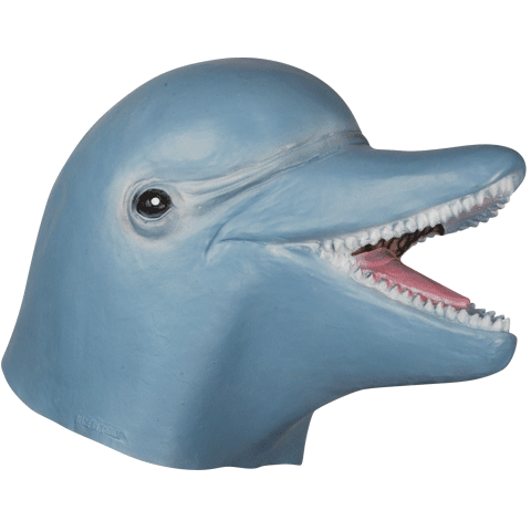 Realistic Dolphin Latex Mask