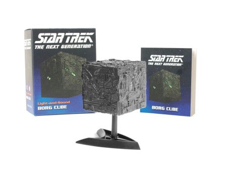Star Trek: Light & Sound Mini Borg Cube Collectible w/ Mini Book