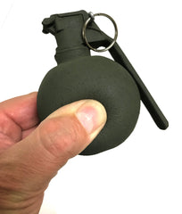 Foam Baseball M67 Fragmentation Hand Grenade Inert Prop with Metal Ring and Pin
