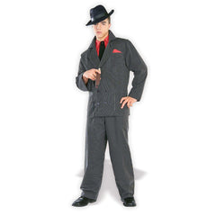 Gangster Man Pinstripped Suit Adult Costume
