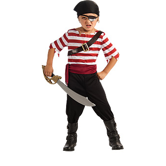 Black Jack Pirate Medium Child Costume
