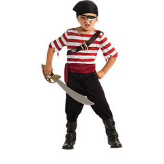 Black Jack Pirate Medium Child Costume