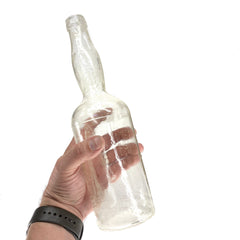 SMASHProps Breakaway Large Antique Whiskey Bottle Prop - CLEAR - Clear