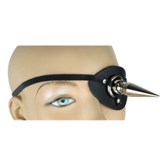 Faux Leather Eye Patch with Spike