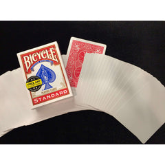 Blank Face Bicycle Cards (Red)