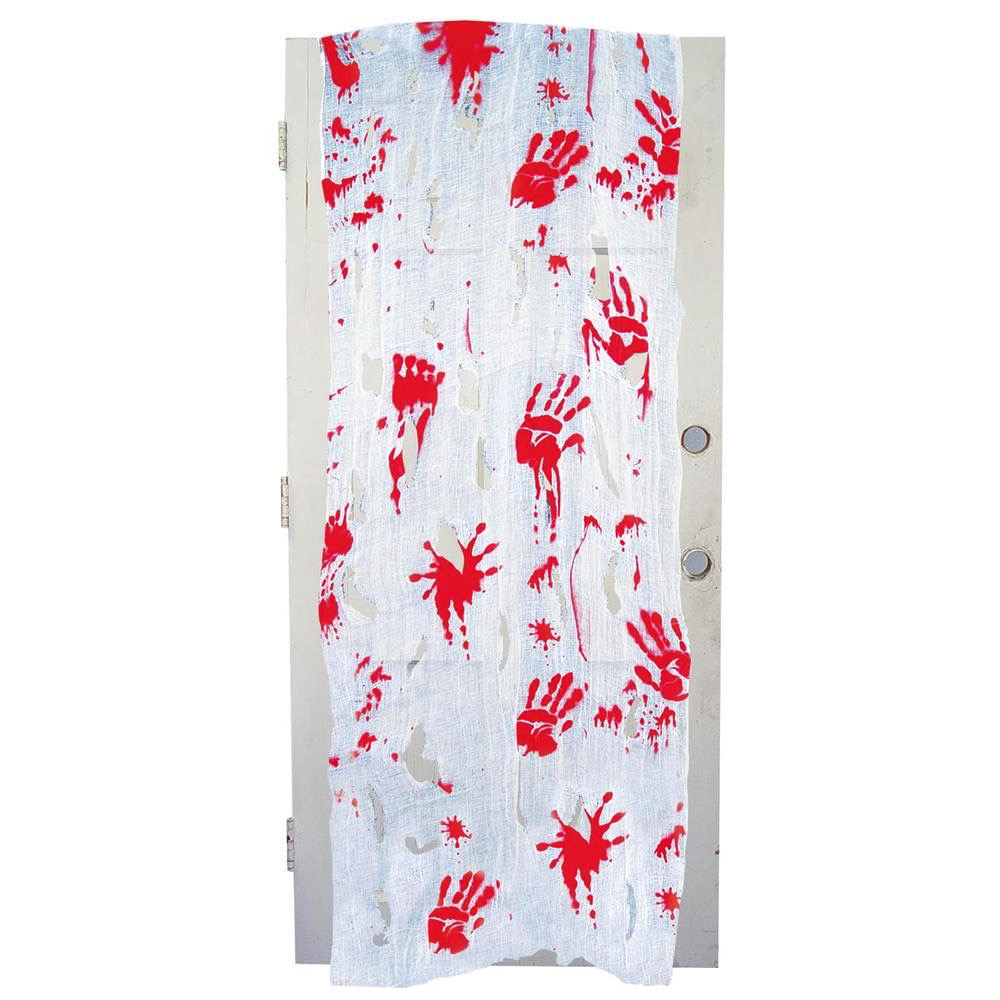 Freaky Bloody Hands & Feet Pattern Fabric