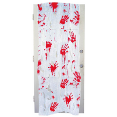 Freaky Bloody Hands & Feet Pattern Fabric