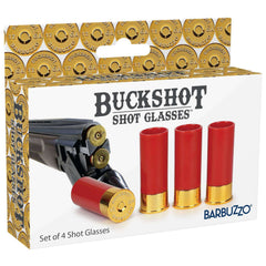 12-Gauge Shotgun Buckshot Shell Shot Glasses