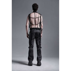 Punk Personality Chain Hollow-Out Vest
