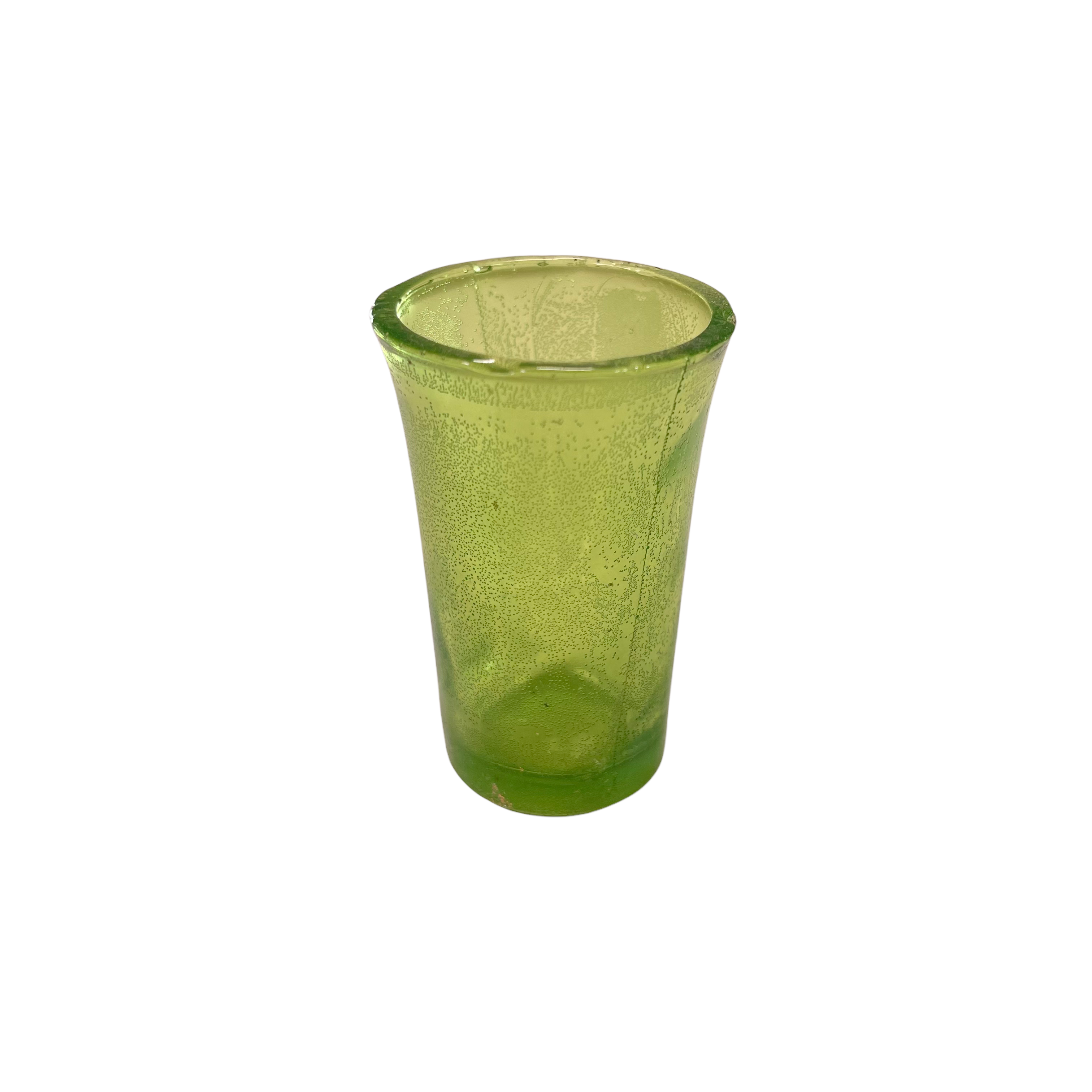 SMASHProps Breakaway Dessert or Cordial Shot Glass - LIGHT GREEN translucent - Light Green Translucent