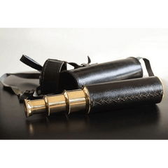 Retractable Telescope & Leather Case