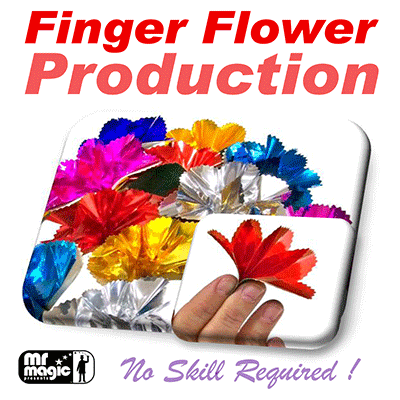 Finger Flower Production (Set of 16) by Mr. Magic