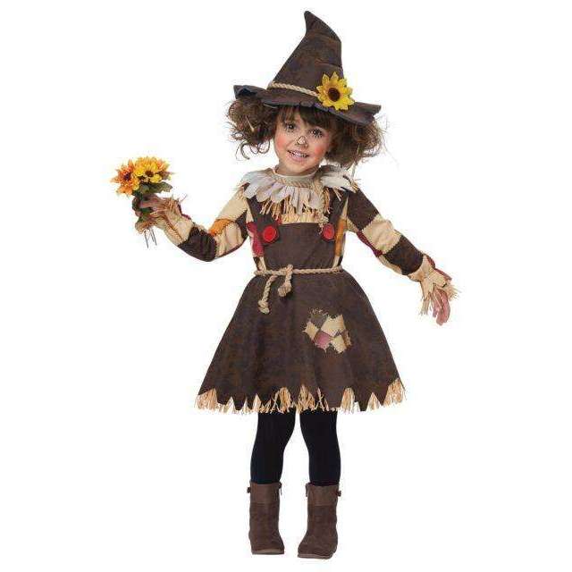Pumpkin Patch Scarecrow Kids Costume