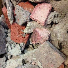 SMASHProps Breakaway Cement and Brick Rubble Set Decoration 5lbs - RED-GREY-TAN MIX