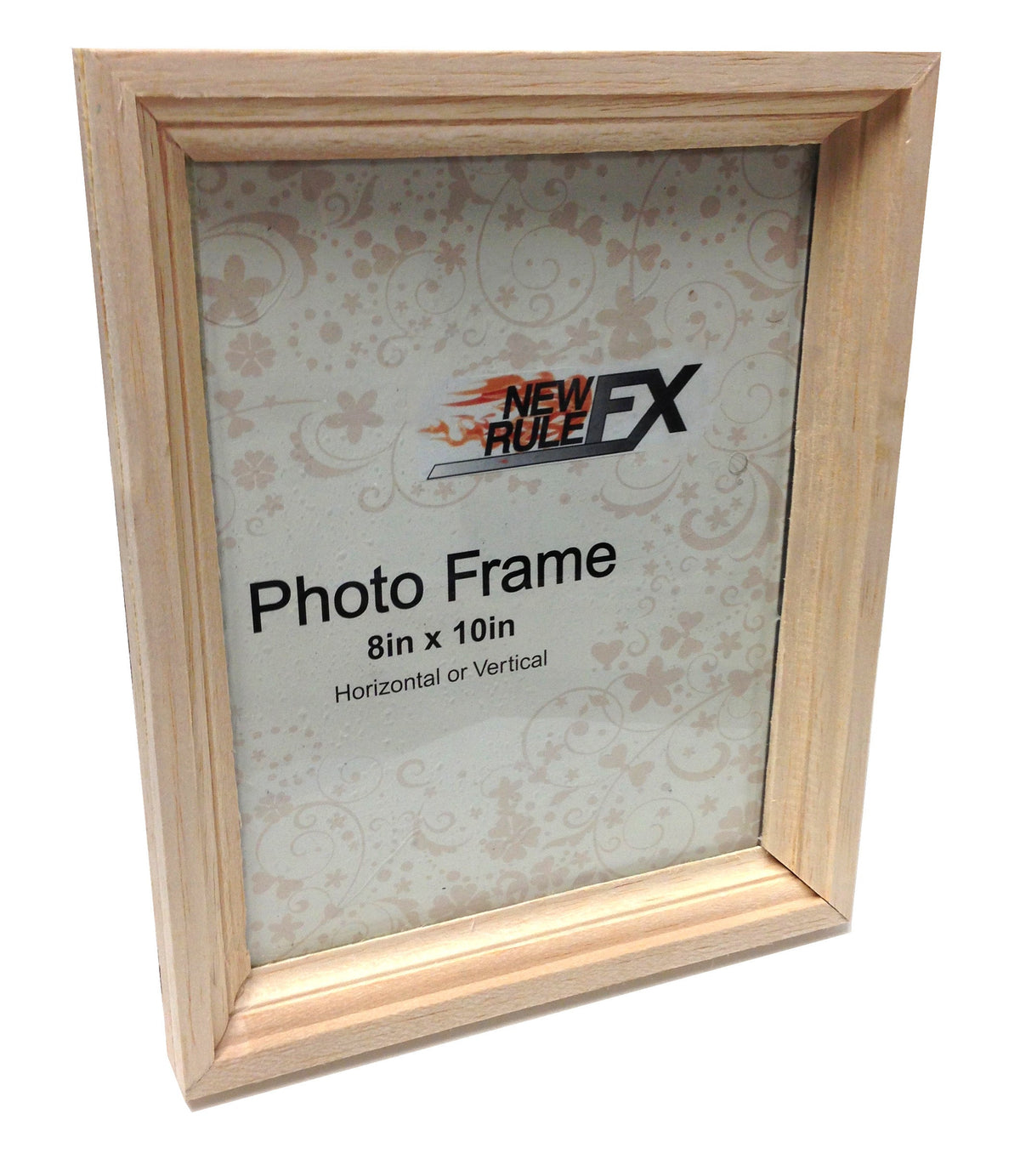 Balsa Wood and Breakaway Glass 8x10 Picture Frame Smashable Stunt Prop - NATURAL - Natural