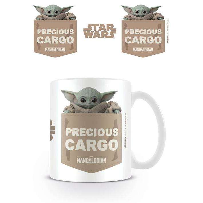 Star Wars The Mandalorian Grogu Baby Yoda Precious Cargo Coffee Mug