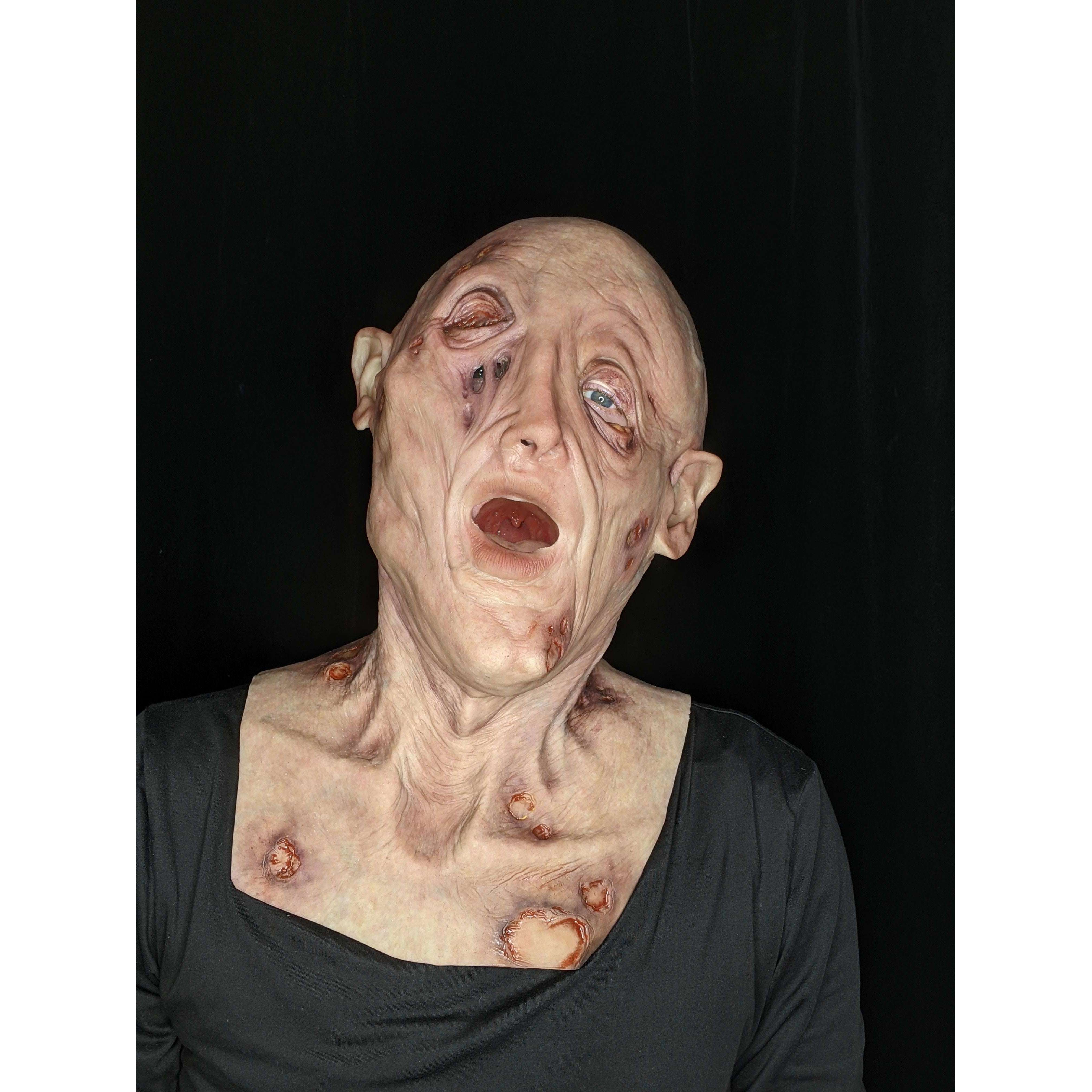 Boogeyman Gruselmaske – Standardgröße, Ganzkopf-Latexmaske Mit Realistischen Details