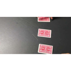 Three card monte Magic Trick-Red