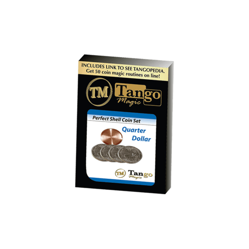 Perfect Shell Coin Set Quater Dollar by Tango Magic