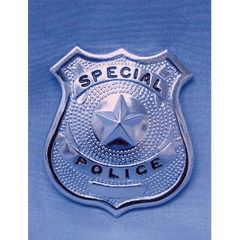 Special Police Badge- Silver