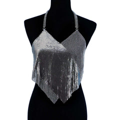 Rhinestone Halter Top