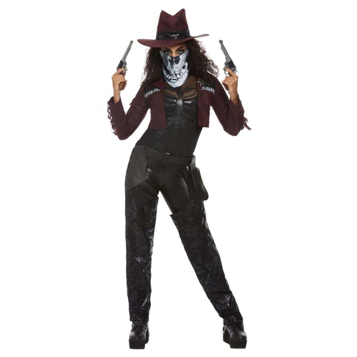 Deluxe Dark Spirit Western Cowgirl Adult Costume