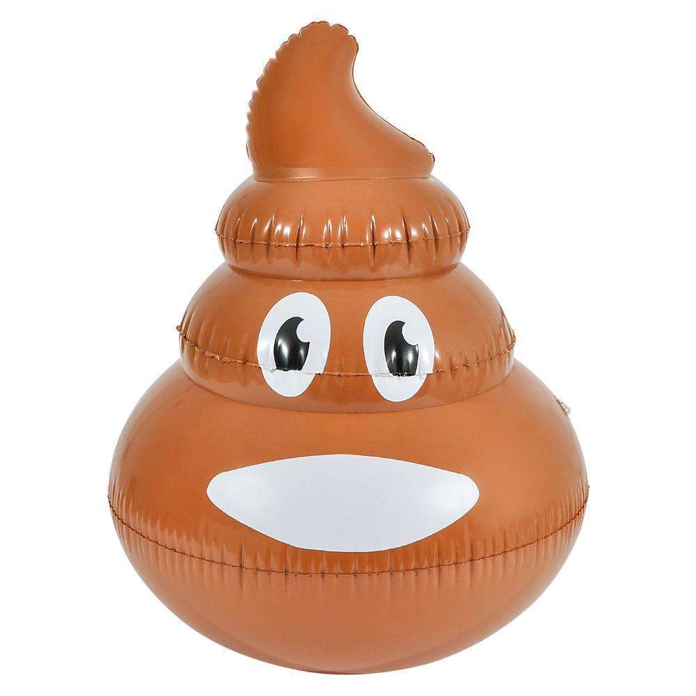 24" Inflatable Poop Emoji