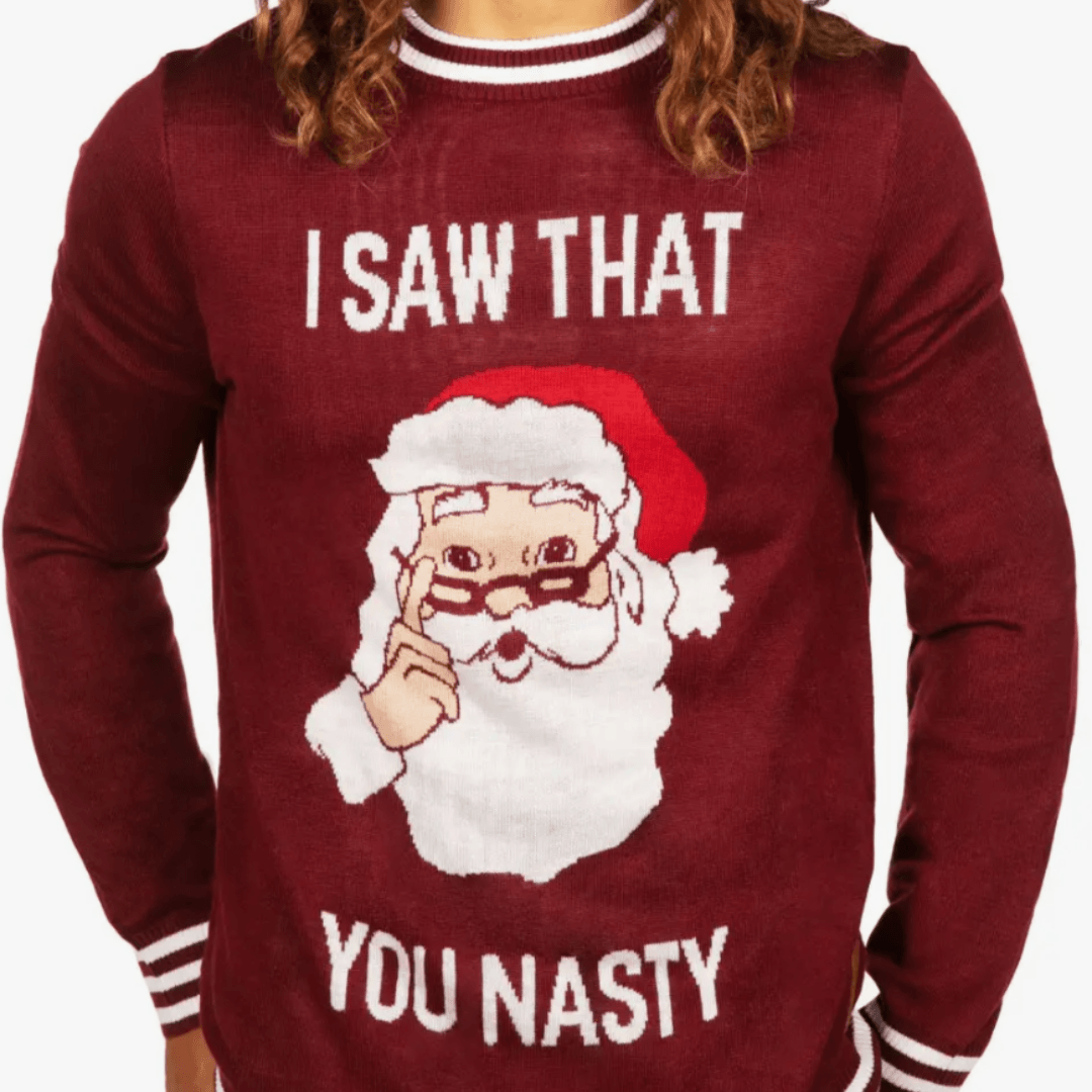 Men's I Saw That Funny Christmas Sweater