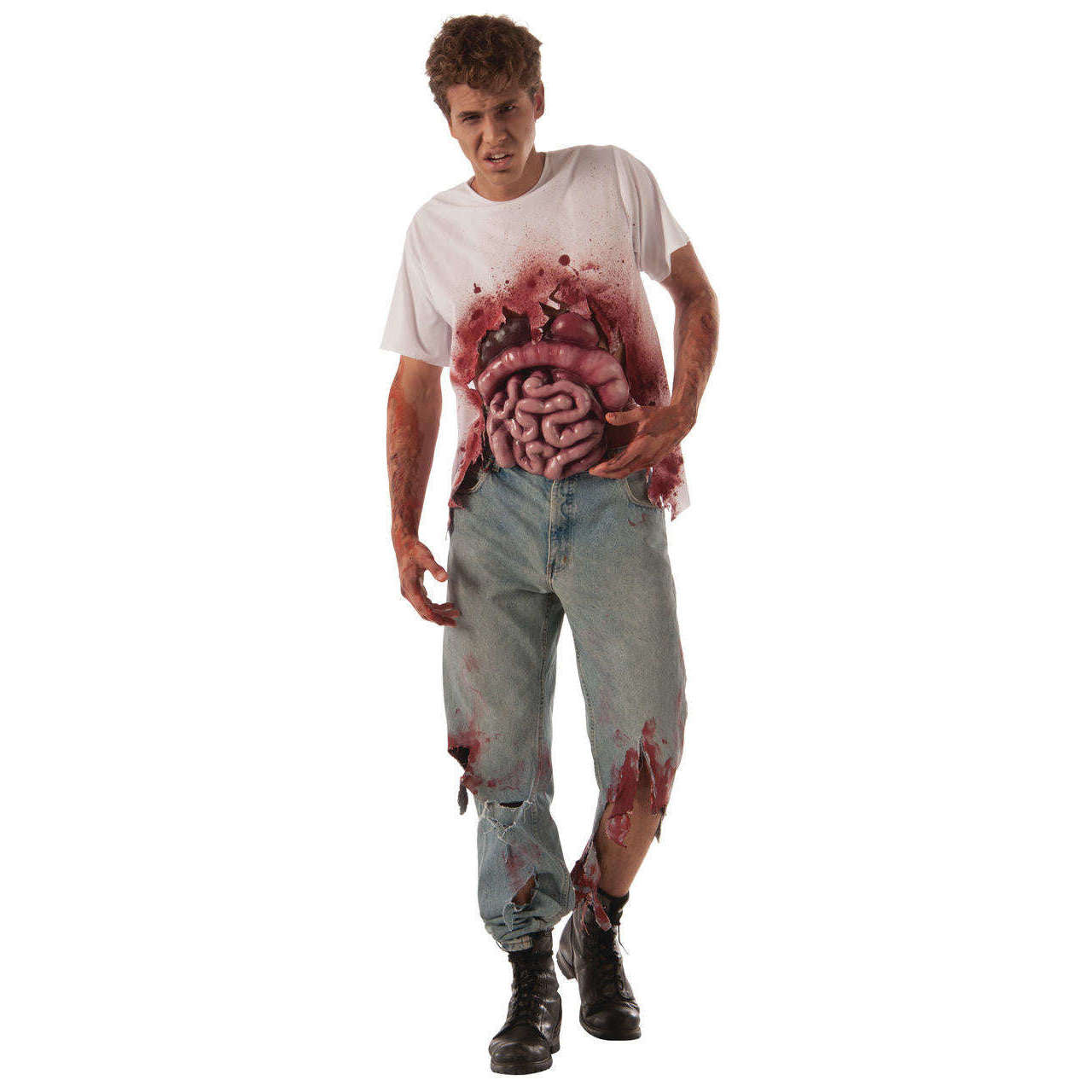 Spill Your Guts Zombie Shirt Adult Costume